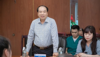 GIÁM ĐỐC BHXH NGHỆ AN THĂM VÀ LÀM VIỆC TẠI BỆNH VIỆN ĐA KHOA QUANG KHỞI