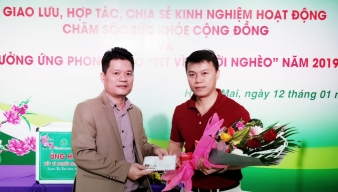 Bệnh viện Quang Khởi phối hợp với Đoàn chuyên gia đến từ các bệnh viện Trung ương khám bệnh cho các đối tượng chính sách và Ủng hộ Tết vì người nghèo