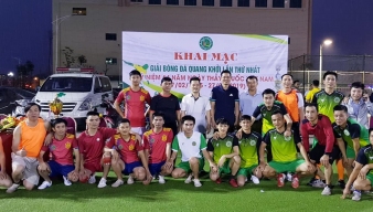 Khai mạc Giải bóng đá Quang Khởi lần thứ Nhất chào mừng kỷ niệm 64 năm ngày Thầy thuốc Việt Nam