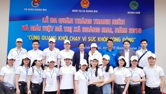 Sôi động Lễ ra quân tháng Thanh niên và khai mạc mùa giải thứ 4: Cùng Quang Khởi chạy vì sức khỏe cộng đồng