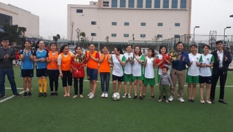 Sôi động các trận thi đấu bóng đá giữa các đoàn viên thanh niên BVĐK Quang Khởi chào mừng ngày thành lập Đoàn TNCS Hồ Chí Minh