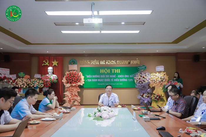 Tọa đàm ngày Quốc tế Điều dưỡng nhằm tôn vinh những đóng góp của đội ngũ điều dưỡng của Bệnh viện